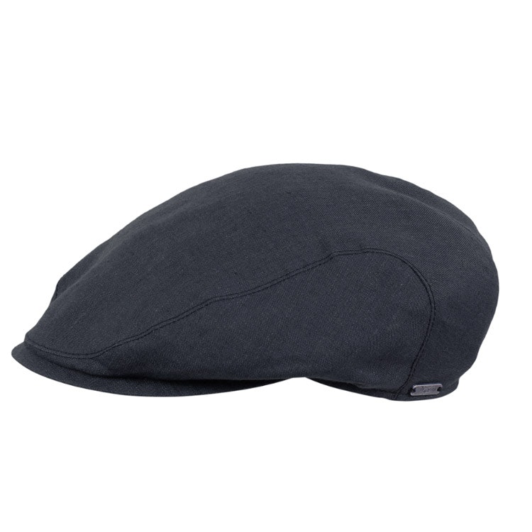 Wigens Ivy Slim Cap Classic Linen Black