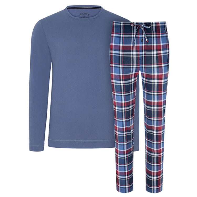 Jockey Pyjamas 1/1 Blue Check MEDIUM