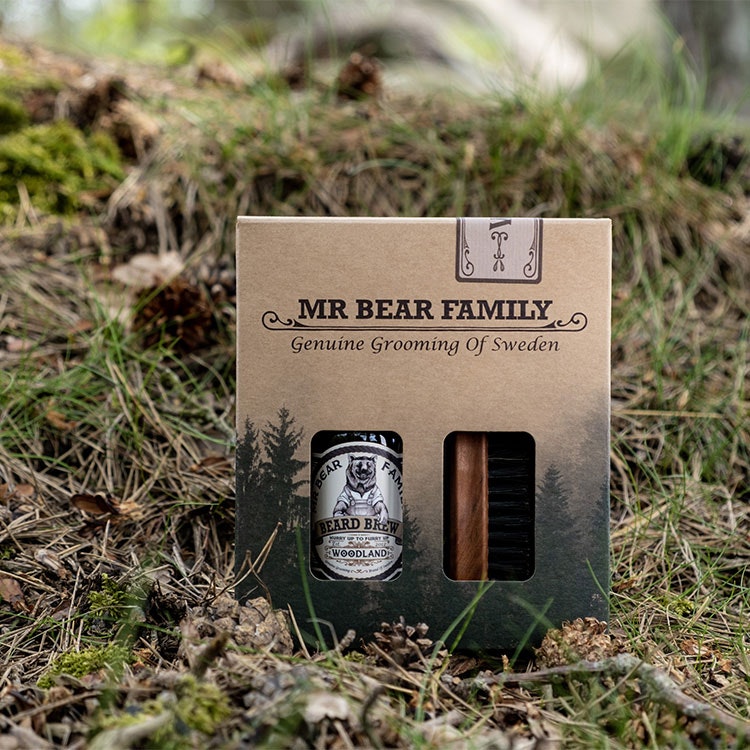 Mr Bear Family Brew & Brush Kit Woodland