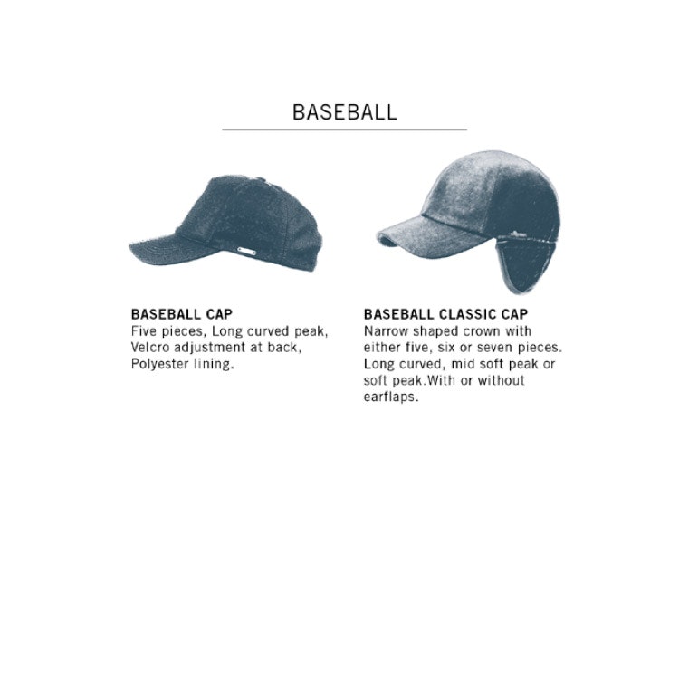 Wigens REA Baseball Cap Classic Linen 58