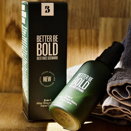 Better Be Bold Natural Face Cream & After Shave Balm REA