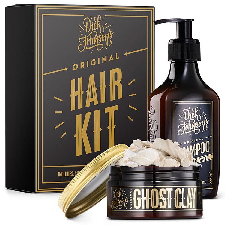 Dick Johnson Hair Kit Ghost Clay & Shampoo REA