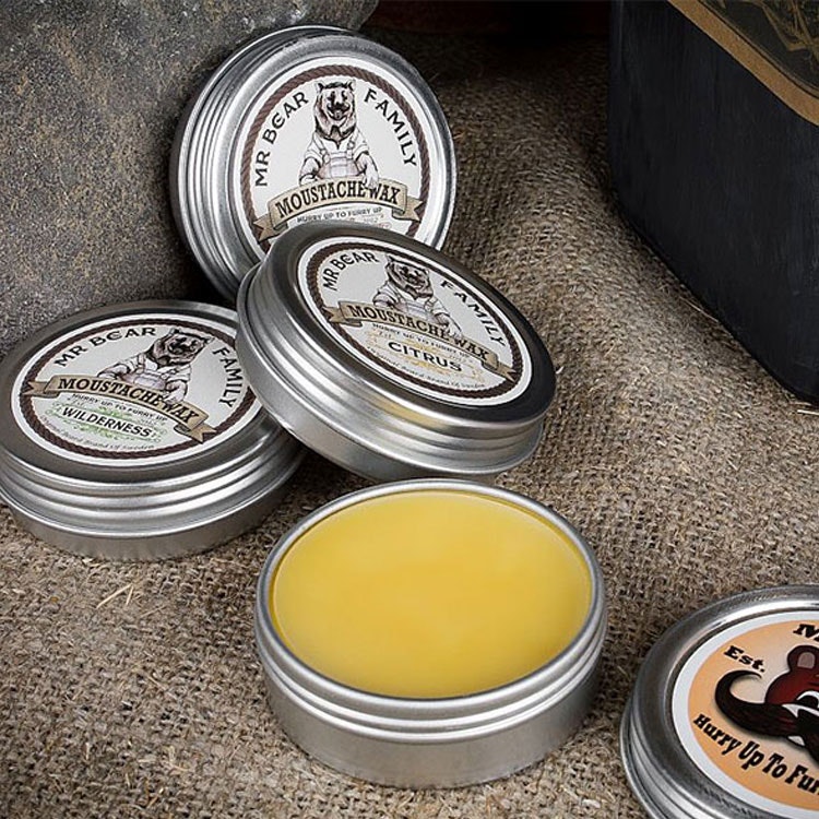 Mr Bear Family Moustache Wax Woodland