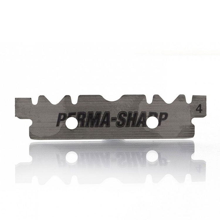 Perma Sharp, Ett tunt singelblad speciellt anpassad för rakknivar med utbytbara rakblad.