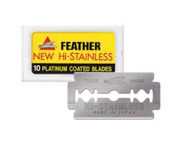 Feather Dubbelrakblad 10-pack
