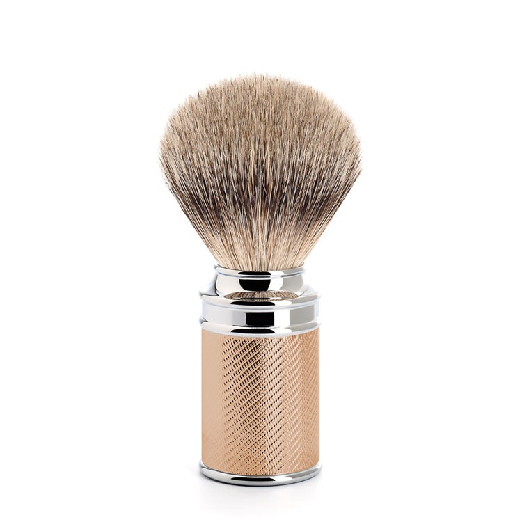 Mühle Traditional Rakborste Silvertip Roséguld