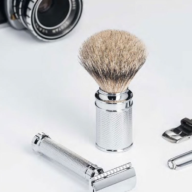 Mühle Traditional Rakborste Silvertip Krom