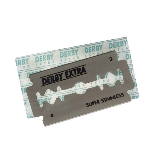 Derby Extra Dubbelrakblad 5-pack, Omtyckta rakblad till din säkerhetshyvel.