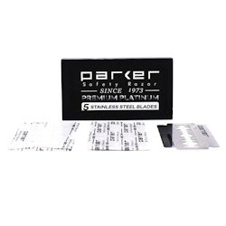 Parker Premium Dubbelrakblad 5-pack