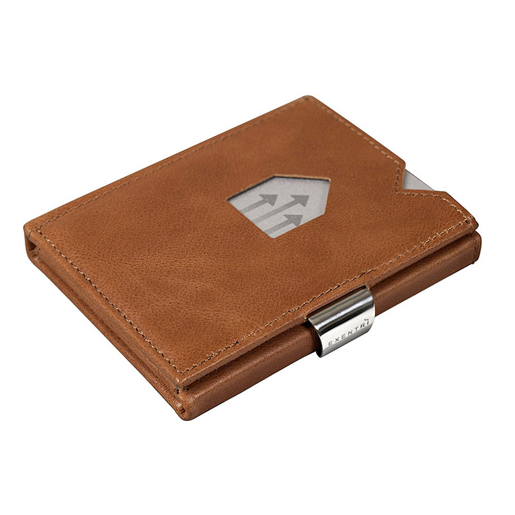 Exentri Wallet Sand, Exklusiv och smart plånbok designad för kort, sedlar och kvitton.