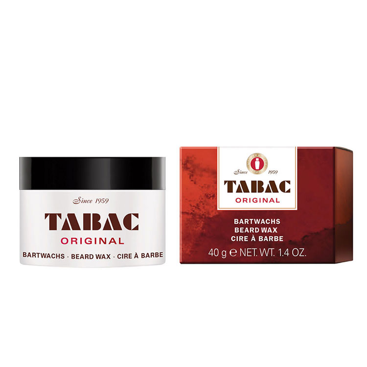 Tabac Original Beard Wax, skäggvax som mjukgör och formar skägget.