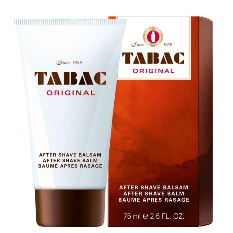 Tabac Original After Shave Balm, klassisk väldoftande rakbalm som vårdar huden efter rakning.