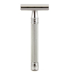 Edwin Jagger 3ONE6 Stainless Steel Knurled DE Razor