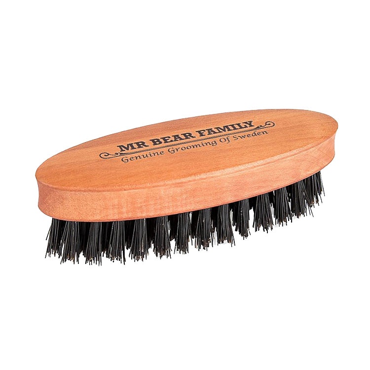 Mr Bear Family Beard Brush Travel Size