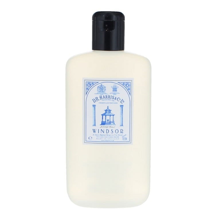 D.R. Harris Windsor Head to Toe Wash 250 ml, Lyxig duschkräm för både kropp och hår med en klassisk doft av citrus, grapefrukt, vetiver och svartpeppar.