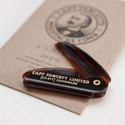 Captain Fawcett Folding Pocket Moustache Comb