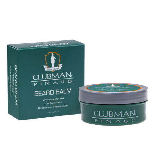 Clubman Pinaud Beard Balm, Vårdande skäggbalm med mjuk konsistens som hjälper till att hålla skäggstråna på plats.