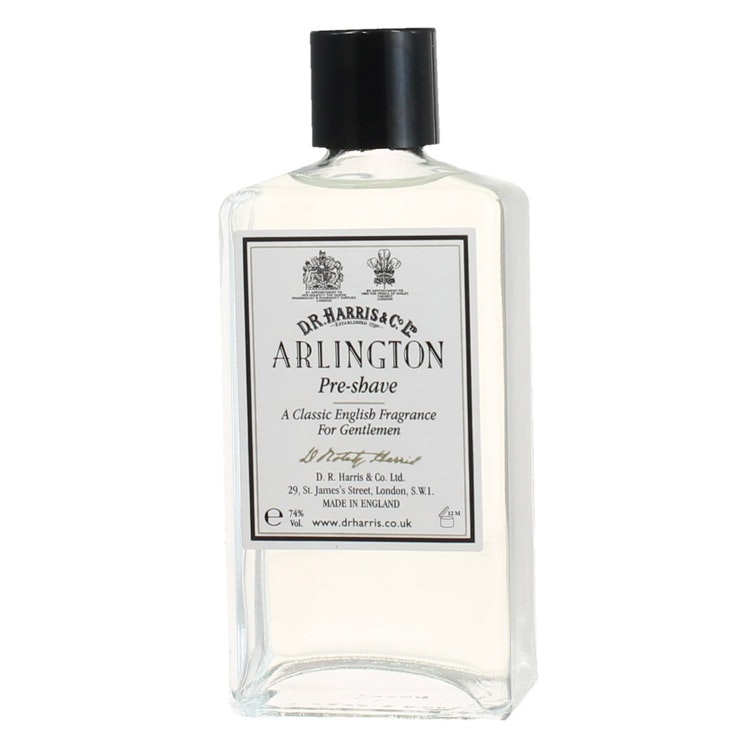 D.R. Harris Arlington Pre-Shave Lotion, Pre-shave lotion som mjukar upp och reser skäggstråna innan rakning.