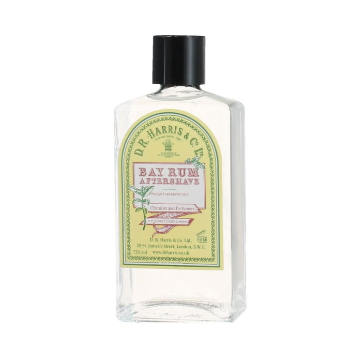 D.R. Harris Bay Rum Aftershave, Klassiskt rakvatten med alkohol i en kryddig mix av citron, bergamott, neroli och apelsin.