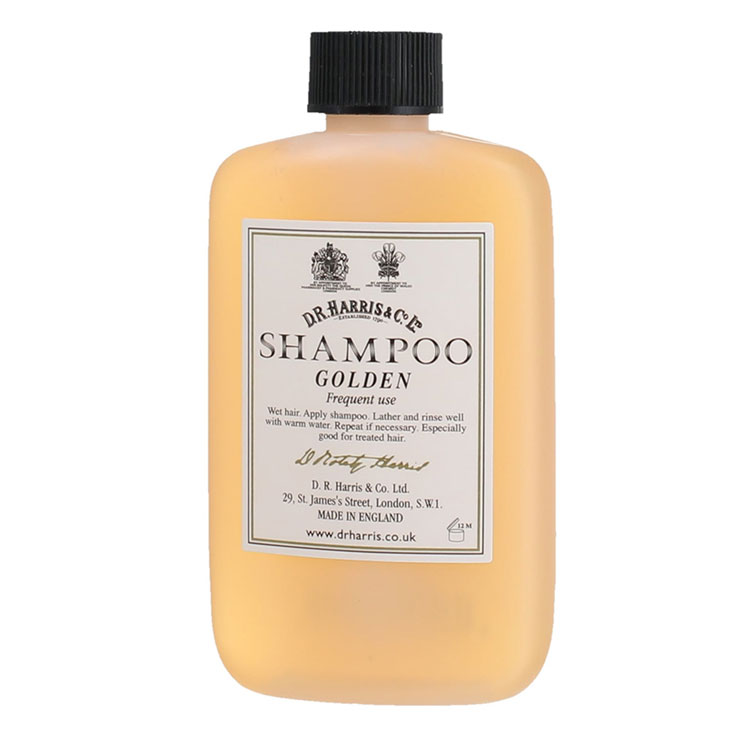 D.R. Harris Golden Shampoo 100 ml, Herrschampo som passar normalt hår för daglig användning.