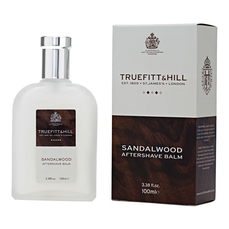 Truefitt & Hill Sandalwood Aftershave Balm, Lyxig rakbalm med doft av sandelträ.