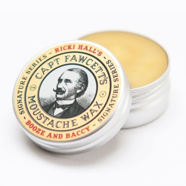 Captain Fawcett Ricki Hall Booze & Baccy Moustache Wax