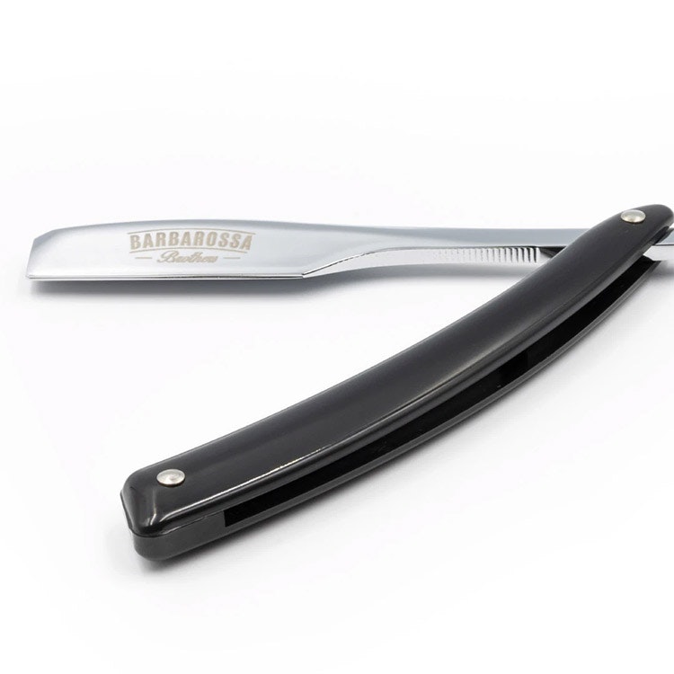 Barbarossa Brothers Japanese Kamisori Foldable Razor Jet Black