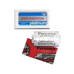 Personna Platinum Chrome Dubbelrakblad 10-pack