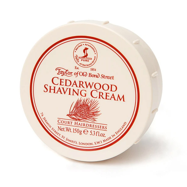 Taylor of Old Bond Street Cedarwood Shaving Cream Bowl 150 g