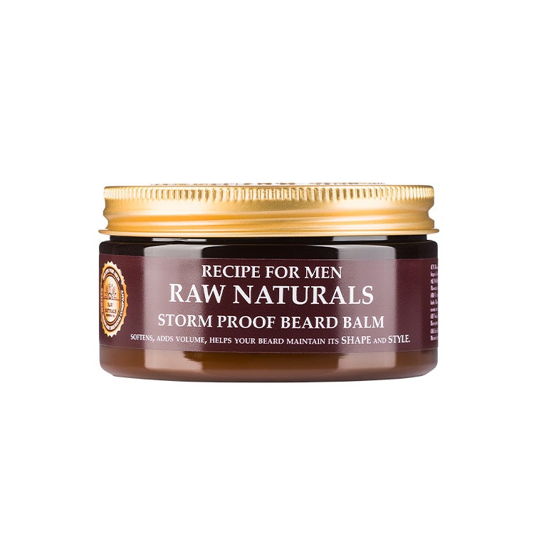 Raw Naturals Storm Proof Beard Balm, Skäggbalm som gör skägget fylligt och hjälper till att hålla skäggstråna på plats.