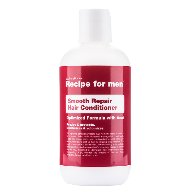 Recipe for men Smooth Repair Hair Conditioner, hårbalsam som reparerar och skyddar skadat hår.