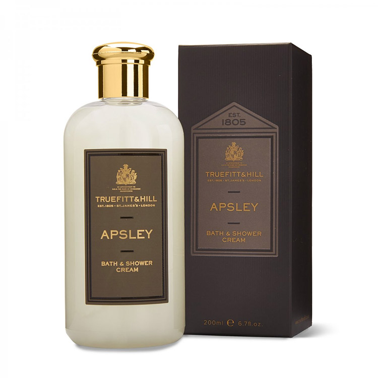 Truefitt & Hill Apsley Bath & Shower Cream, Fantastisk bad- och duschkräm i en sofistikerad herrdoft.