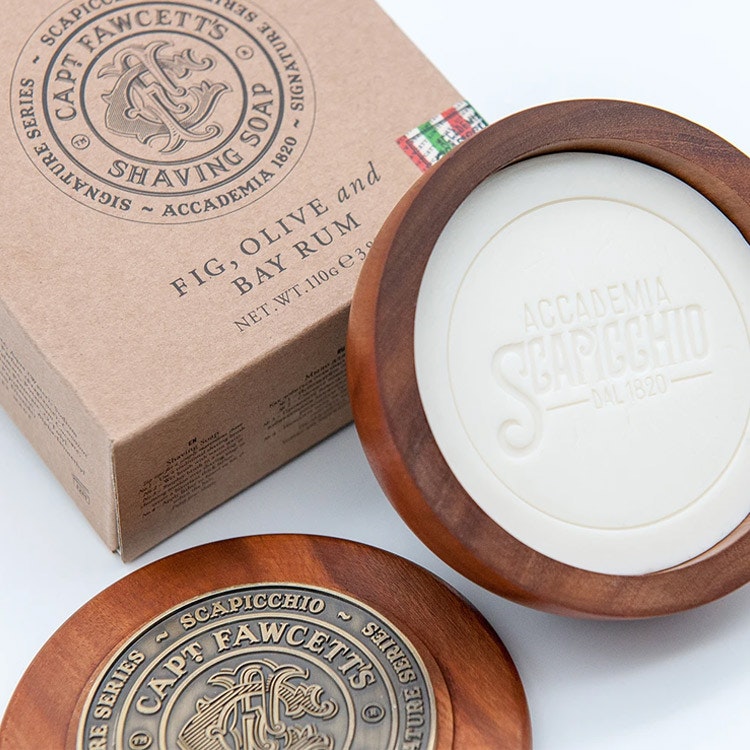 Captain Fawcett Scapicchio Shaving Soap in Bowl