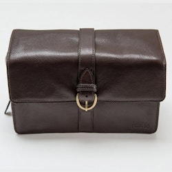 Captain Fawcett Leather Washbag