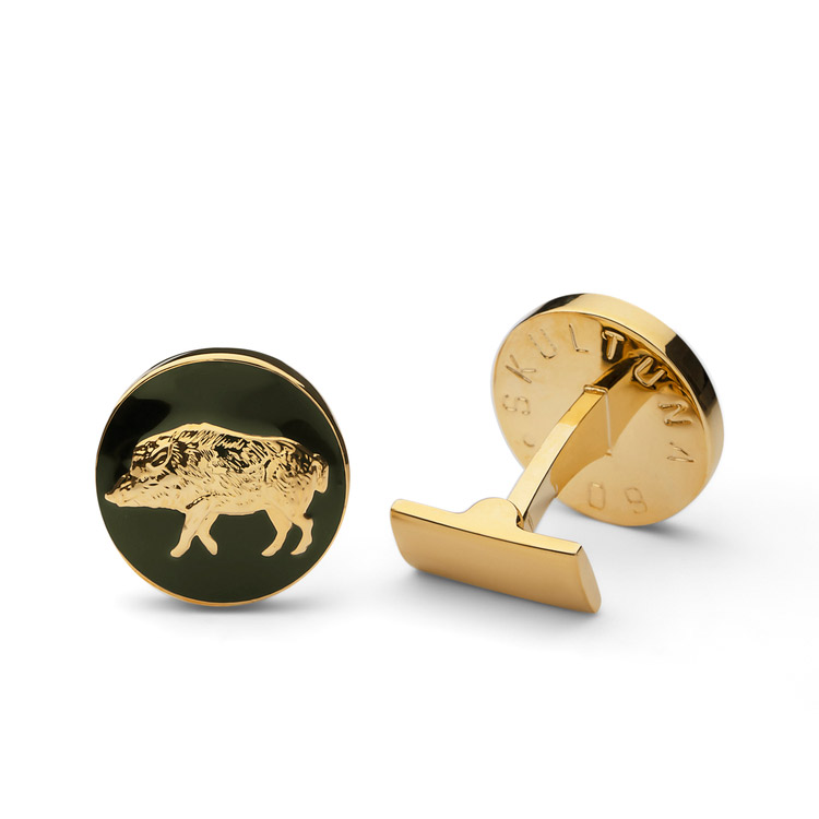 Skultuna The Hunter Gold & Green - The Wild Boar