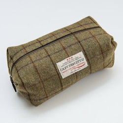 Captain Fawcett Tweed Wash bag