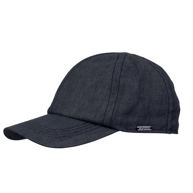 Wigens Baseball Cap Classic Linen Black