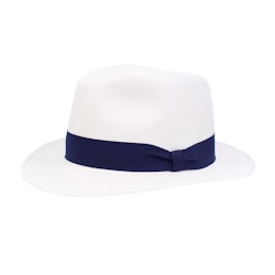 Wigens Fedora Panama Hat Navy