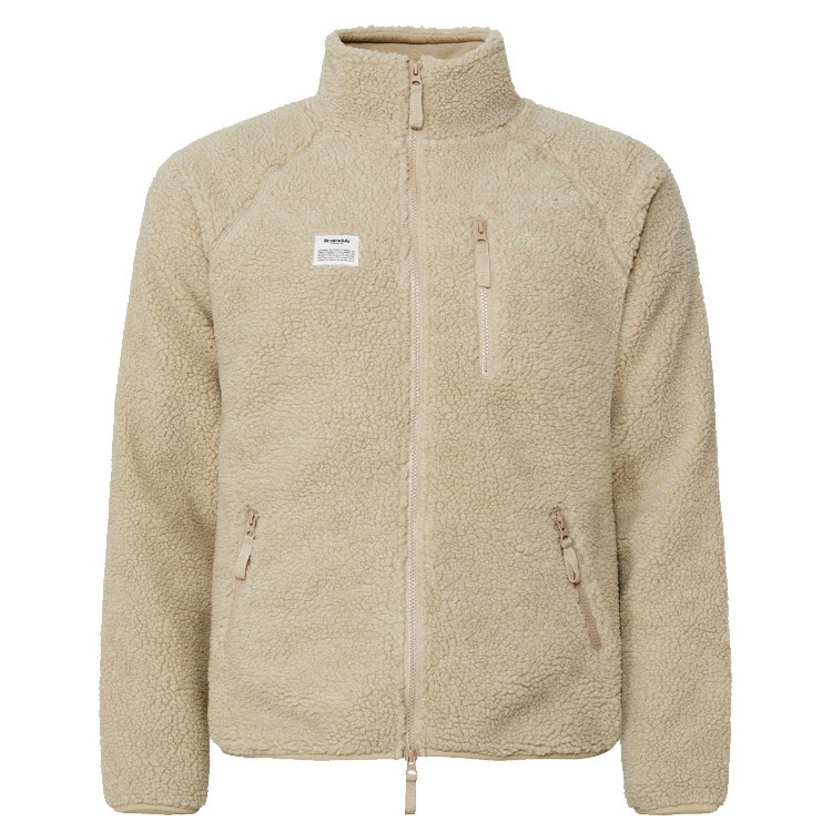 Resteröds Fleece Jacket Zip Beige