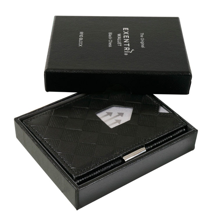 Exentri Wallet Black Chess