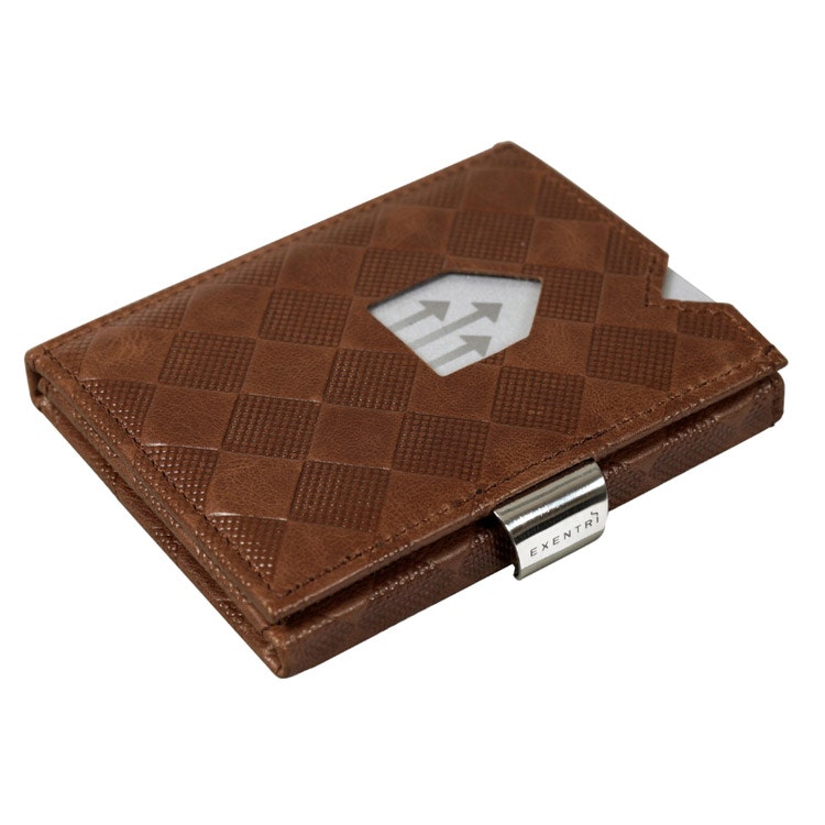 Exentri Wallet Hazelnut Chess