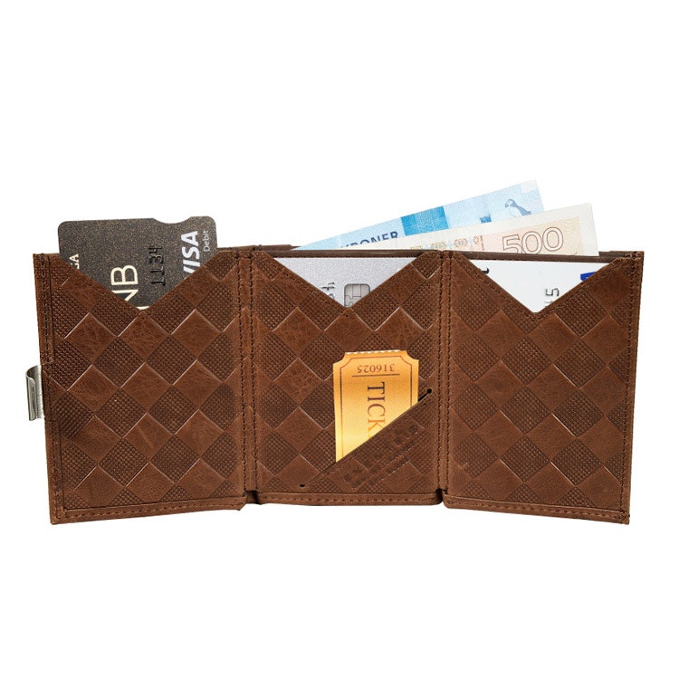 Exentri Wallet Hazelnut Chess