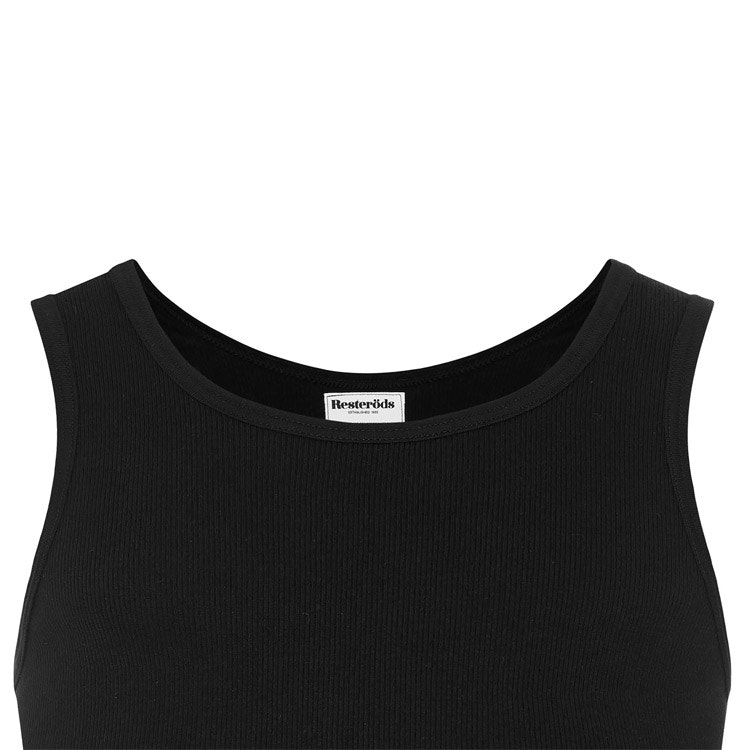 Resteröds Tank Top Organic Cotton 2-pack Black