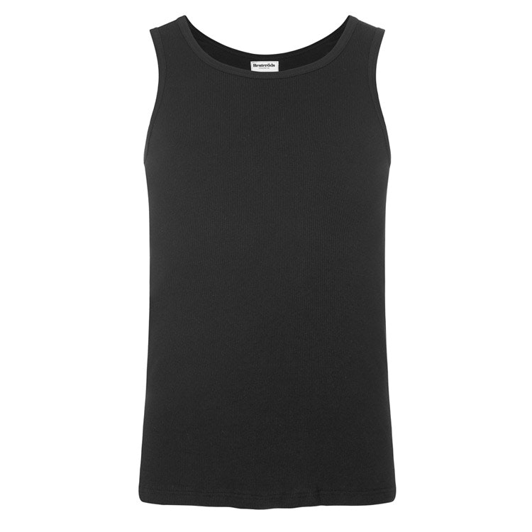 Resteröds Tank Top Organic Cotton 2-pack Black