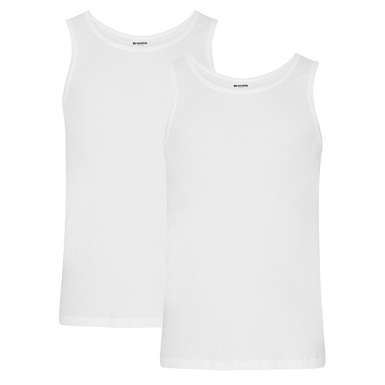 Resteröds Tank Top Organic Cotton 2-pack White