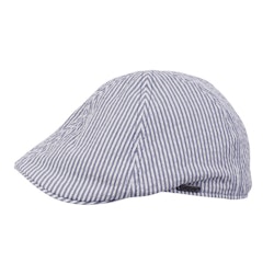 Wigens Pub Cap Seersucker Navy