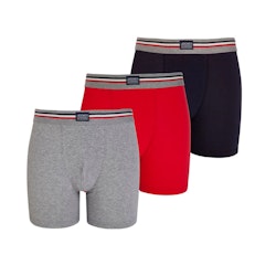 Jockey Boxer Trunk 3-pack Stone Grey Melange