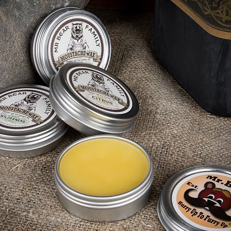 Mr Bear Family Moustache Wax Original