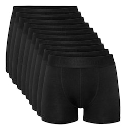 Resteröds Boxer Bamboo 10-pack Regular Leg Black