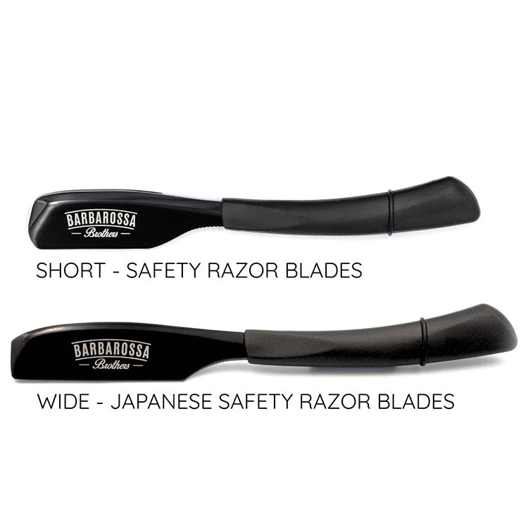 Barbarossa Brothers SHORT Japanese Kamisori Razor Matte Black